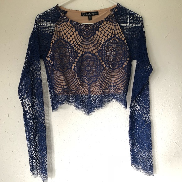 NWOT For Love and Lemons Grace Set Lace Top Skirt - Picture 3 of 7